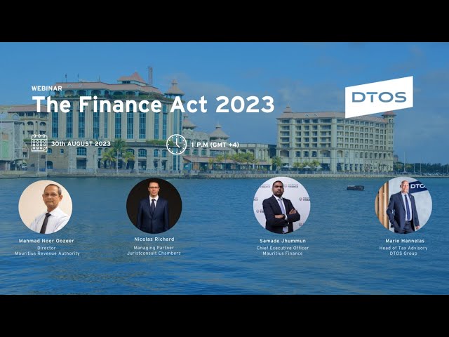 Webinar - The Mauritius Finance (Miscellaneous Provisions) Act 2023