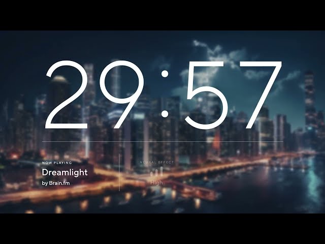 30 Minute Focus - Dreamlight ⚡ Brain.fm ⚡ Music for Maximum Focus and Concentration