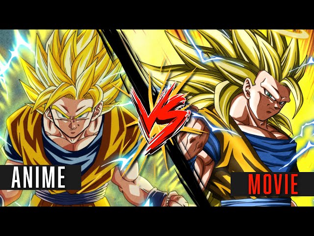 Goku vs Goku - Dragon Ball Z Anime vs Movies