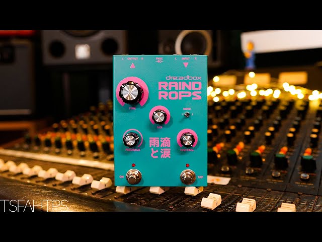 Gorgeous 3-in-1 Delay/Pitch/Reverb Pedal - Dreadbox Raindrops