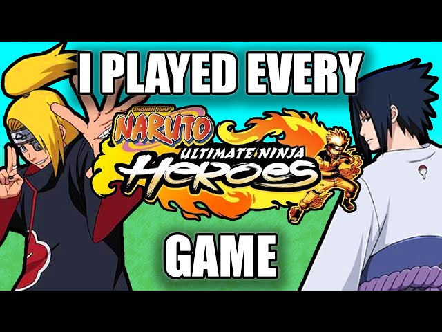 I Played EVERY Naruto: Ultimate Ninja HEROES Game In 2022