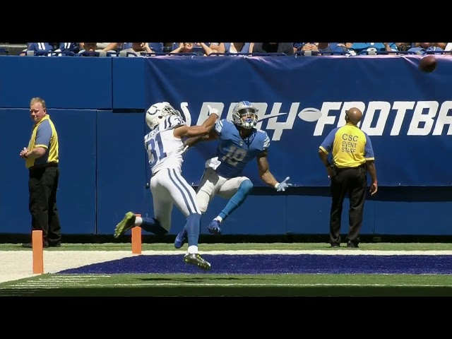 Kenny Golladay Catches Touchdown After Beating Quincy Wilson! |Colts vs Lions|