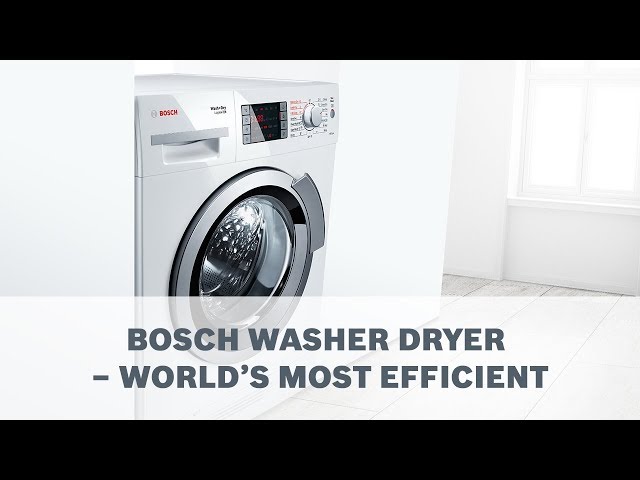 Bosch Washer Dryer - World's Most Efficient Washer Dryer