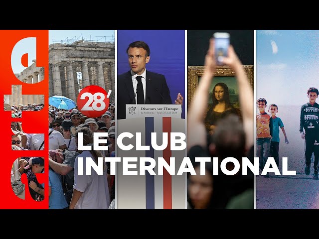 Europe, surtourisme, la Joconde, les lionceaux de Daech… | Le Club International - 28 minutes - ARTE