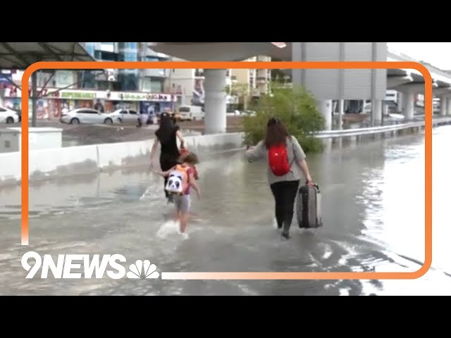 Historic rainfall floods Dubai