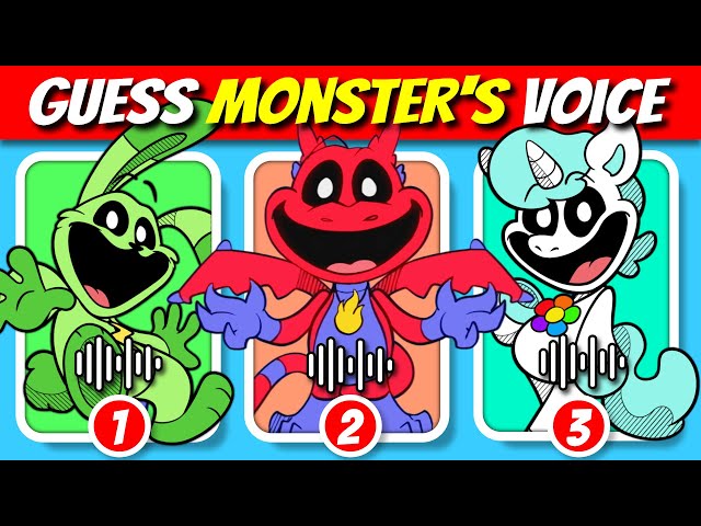 🎵🔊Guess the Smiling Critters Voice (Poppy Playtime Characters) | Quiz