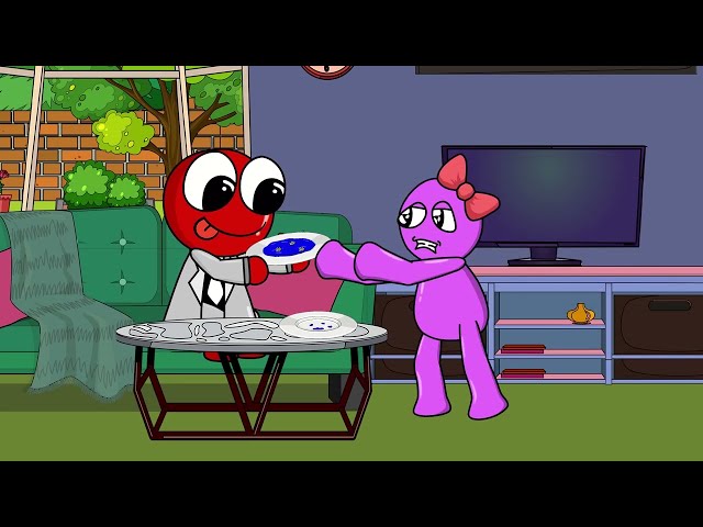 I'm not your class clown - Green Back Story - Rainbow Friends Animation