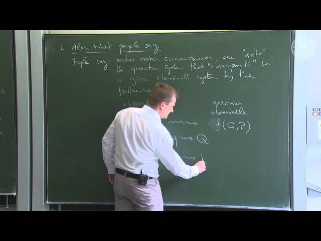 Quantum Harmonic Oscillator - L16 - Frederic Schuller