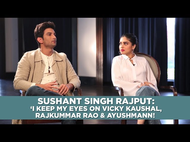 Sushant Singh Rajput: ‘I keep my eyes on Vicky Kaushal,Rajkummar Rao & Ayushmann! #SonChiriya