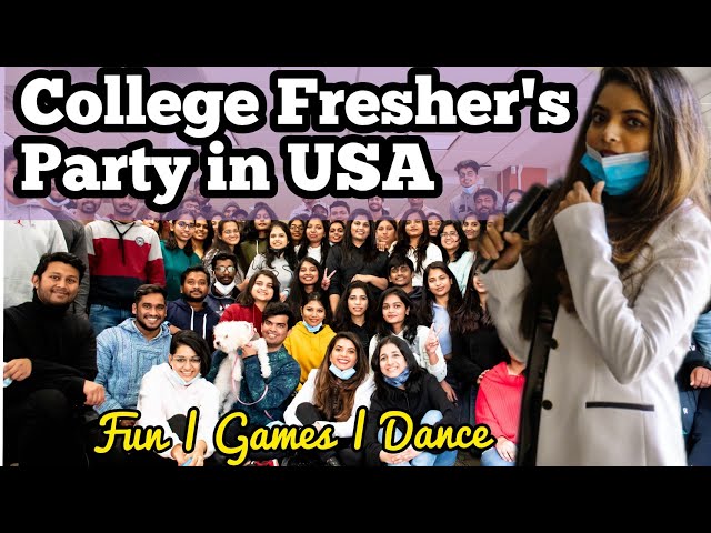 How College Freshers parties are in USA ?? || Fun, Dance & Games || Spring 2022