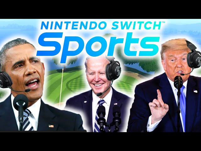 US Presidents Play Nintendo Switch Sports Golf