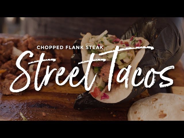 Chopped Flank Steak Street Tacos at the 2017 American Royal