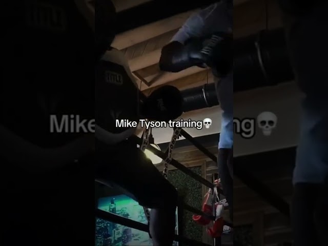 Training Showdown: Jake Paul vs. Mike Tyson - When Jake 'Dies' in the Ring!🥊💀#JakePaul #miketyson