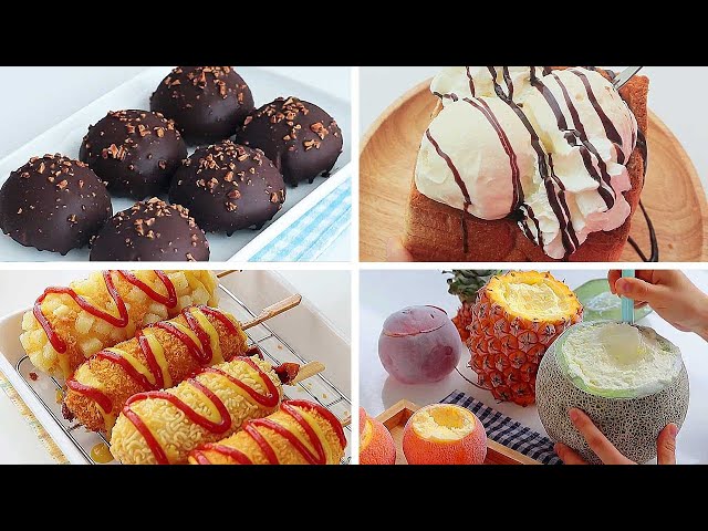 ASMR|Delicious + Chocolate Ice Cream Daifuku & Bread Temptation |Creative Recipes|Cake Story|Cooking