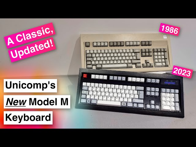 A Classic, Updated - The *New* Model M Keyboard from Unicomp