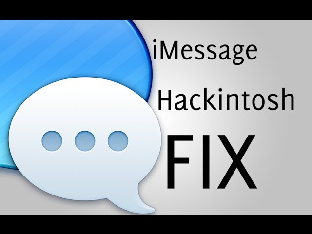 Fix iMessage/FaceTime activation fail on Hackintosh (Chameleon bootloader)