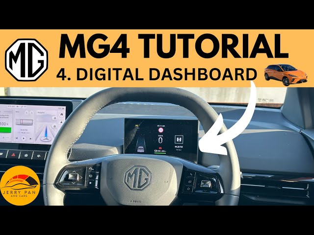 MG4 Tutorial / User Guide - 4. Digital Dashboard / Driver Cluster Information - How to MG4