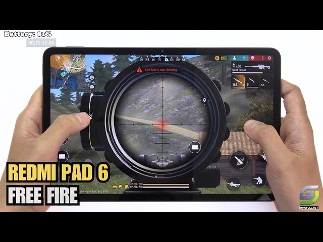 Xiaomi Pad 6 test game Free Fire Mobile | Snapdragon 870