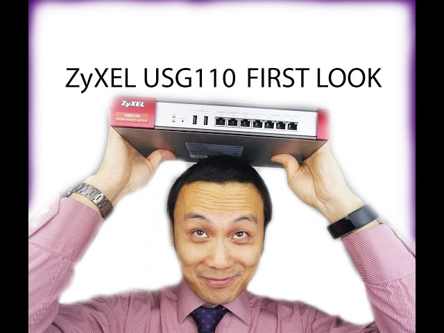 ZyXEL USG110 Firewall VPN First Look