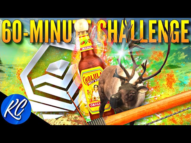 60-MINUTE LONGBOW HOT SAUCE CHALLENGE - Trophy Caribou or FULL SHOT of Hot Sauce?! Call of the Wild