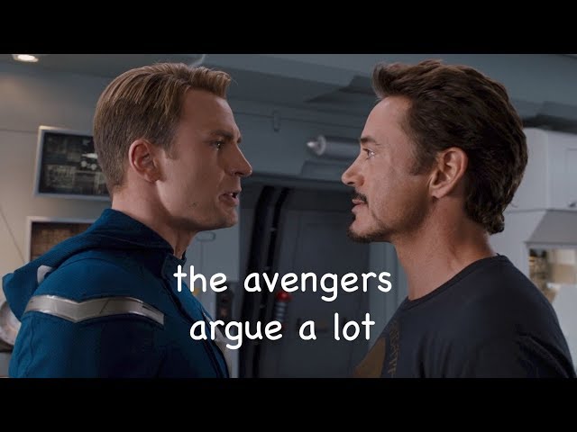 the avengers argue a lot
