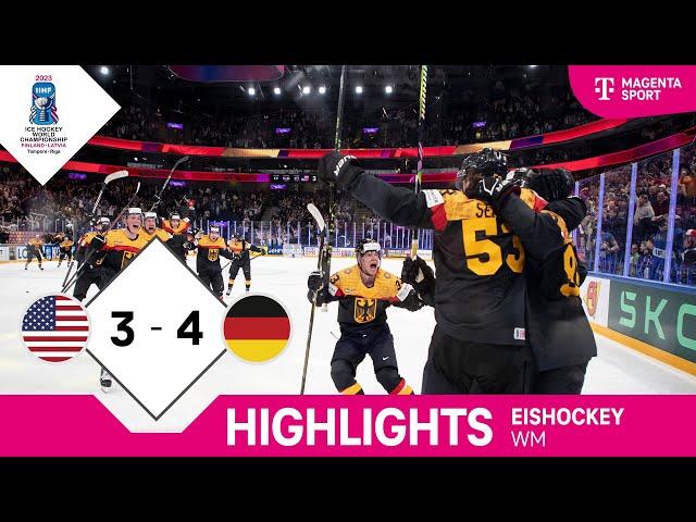 USA - Deutschland | Highlights IIHF Eishockey-WM 2023