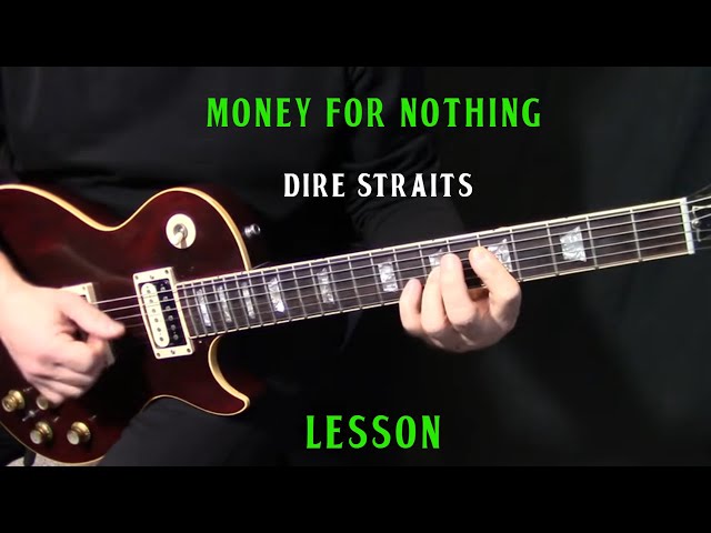 how to play "Money For Nothing" on guitar by Dire Straits/Mark Knopfler - rhythm guitar lesson