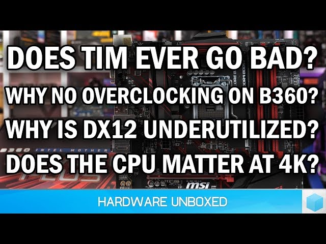 April 2018 Q&A [Part 1] Why Don't B360 Boards Support Overclocking?