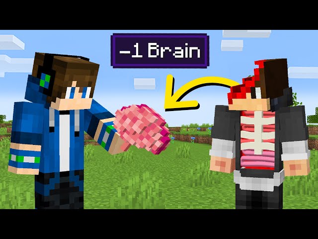 I Fooled My Friend by Stealing BRAINS in Minecraft