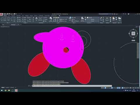 How to Draw Kirby in AutoCAD
