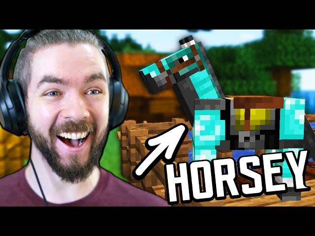 Putting DIAMOND Armor On My New Horse In Minecraft - Part 6