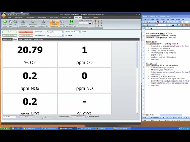 Testo Easy Emissions Software for Reporting and Data Management, a Lesman Webinar
