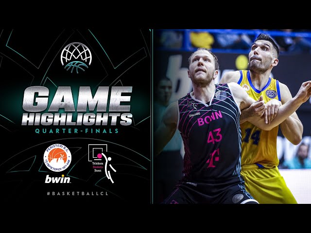 Peristeri bwin v Telekom Baskets Bonn | Quarter-Finals Highlights | #BasketballCL 2023-24