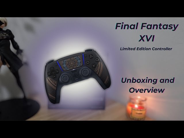 Final Fantasy 16 Limited Edition PS5 Controller Unboxing