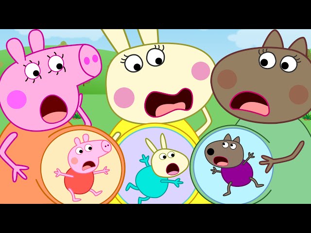 Baby Peppa and Baby Rebecca Funny Stories ! | Peppa Pig Funny Animation