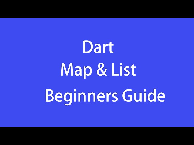 Must Know Dart List and Map for Flutter App Dev | forEach() map() toList()