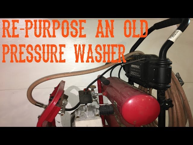 How to Recycle an Old Pressure Washer Cart for Your Compressor