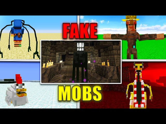 Original Mobs vs Doppelganger Clone mod! Minecraft Mob Battle