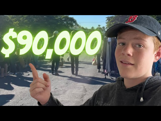 This Teenager Makes $90K a Year From Flea Markets!