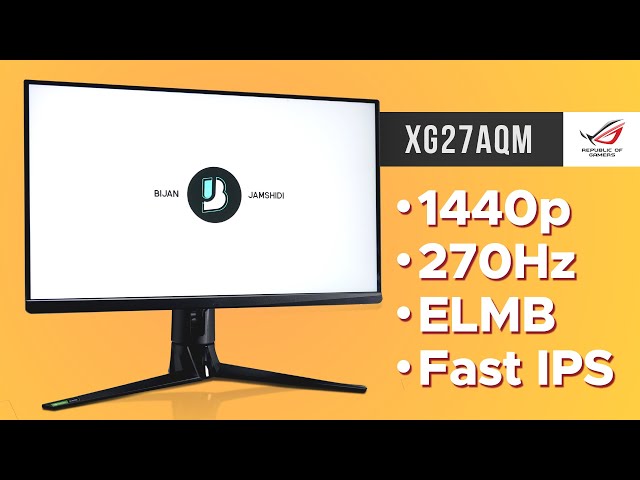 The Do It All Monitor - 1440p/270Hz ASUS XG27AQM
