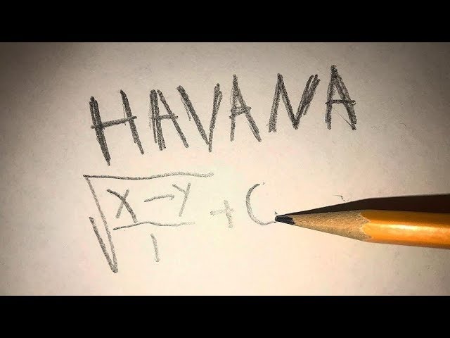 Havana played on pencil