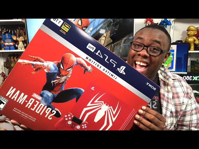 SPIDER-MAN PS4 Pro LIVE UNBOXING (Mirror Mode)