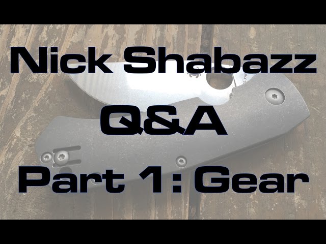 Ask the Nick # 0: Gear Related Questions