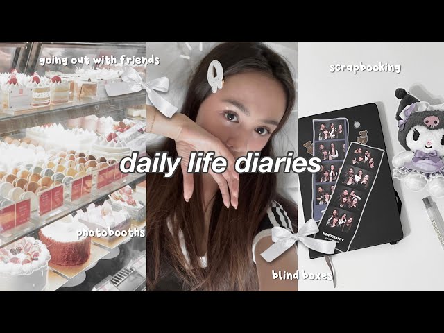 SIMPLE DAILY LIFE DIARIES🍓| mini-golf date, scrapbooking, + hanging out with friends
