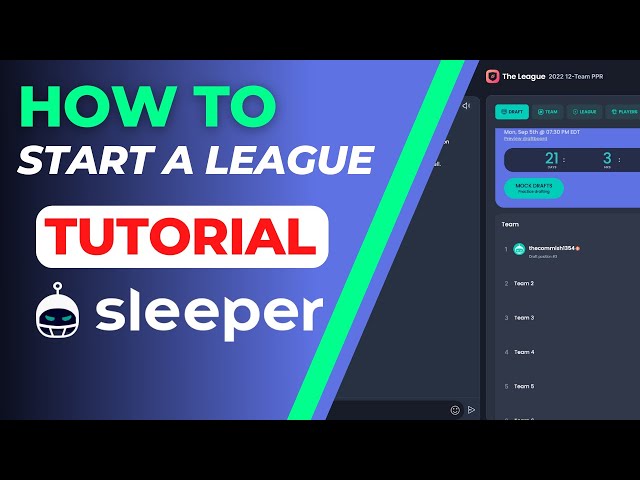 How to Setup a Fantasy Football League on Sleeper (With the BEST settings)