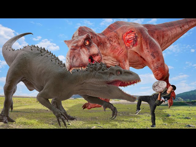 Most REALISTIC T-Rex Chase | Steal Dinosaur Egg | Jurassic Park Fan-Made Film | Dinosaur | Ms.Sandy