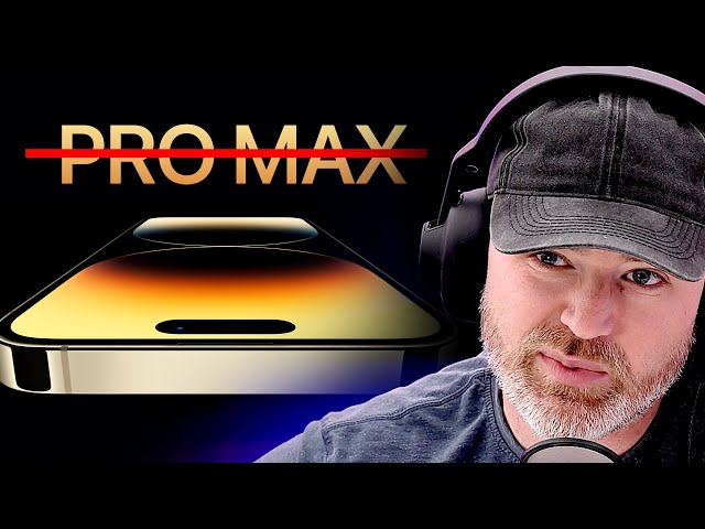 This Is The End Of The iPhone Pro Max