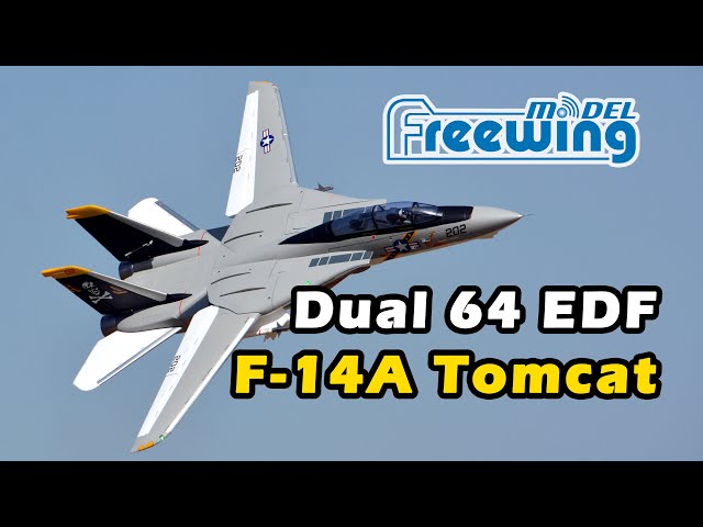 RC EDF JET F-14A TOMCAT VF84 Fighter Fly Test, Freewing飞翼模型新机双64mm涵道可变翼F14雄猫战斗机测评