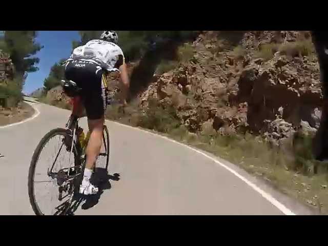 Mallorca Cycling Camp Video #10 Indoor turbo Trainer Workout 75 Minute Full HD Drift Camera