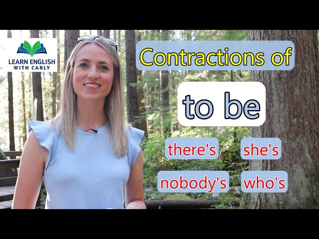 🐚 English Speaking: Contractions with TO BE #contractions #englishspeaking #englishgrammar